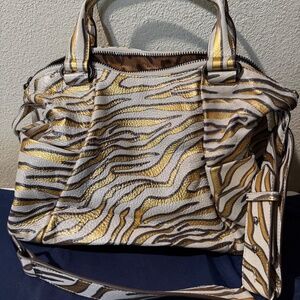 Aimee Kestenberg Tamitha Animal Print BNNU NIP HTF Satchel Shoulder Bag